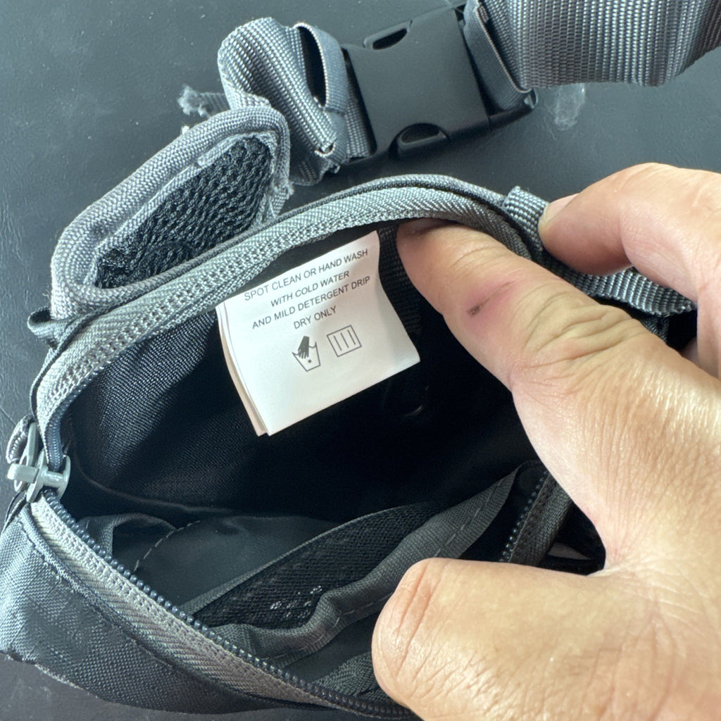 Pre-owned Outdoor Products Interval Adventure 8.0 hiking waist pack with built-in water bottle holder