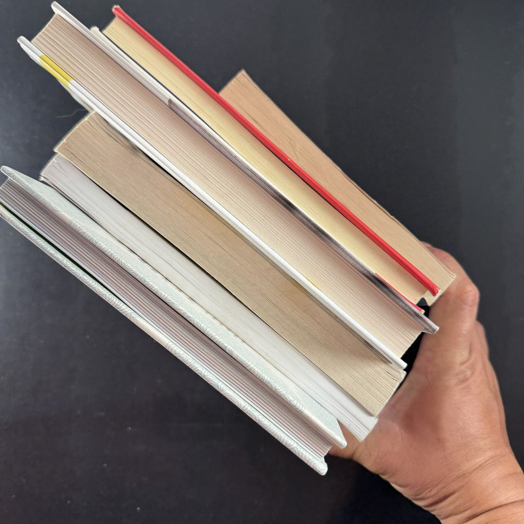 Set of 6 personal growth and wellness paperback books including Outliers by Malcolm Gladwell.