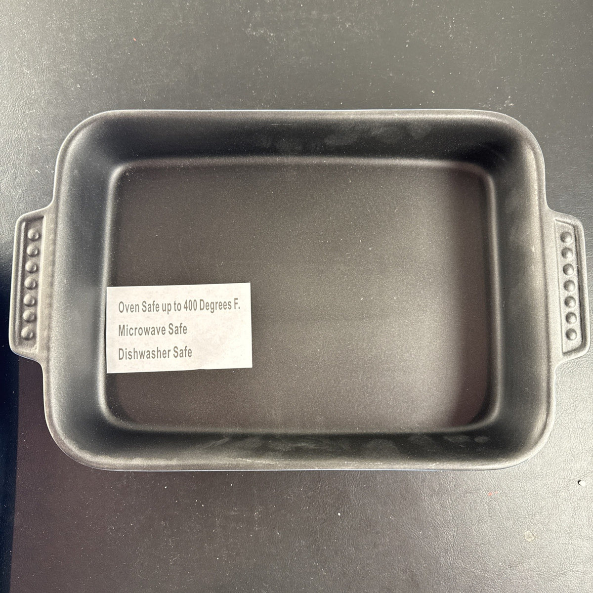 Parini blue 9x12 stoneware casserole baking dish with lid