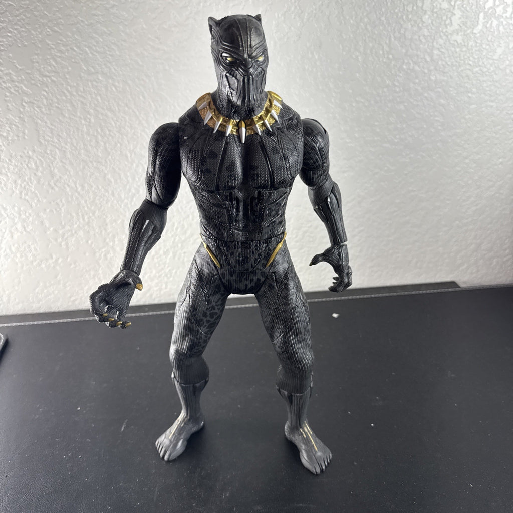 13-inch Marvel Black Panther Erik Killmonger electronic light and sound plastic action figure.