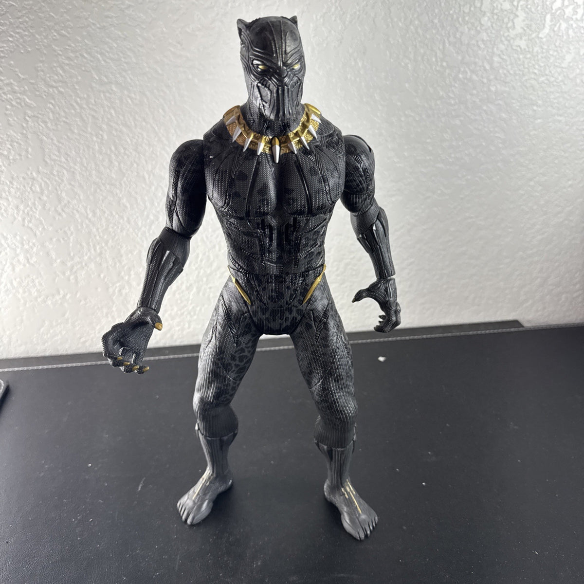 13-inch Marvel Black Panther Erik Killmonger electronic light and sound plastic action figure.