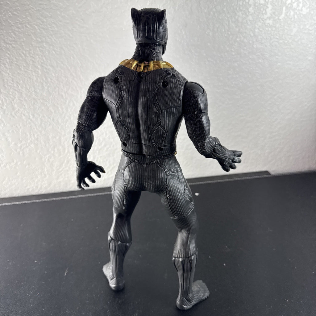 13-inch Marvel Black Panther Erik Killmonger electronic light and sound plastic action figure.