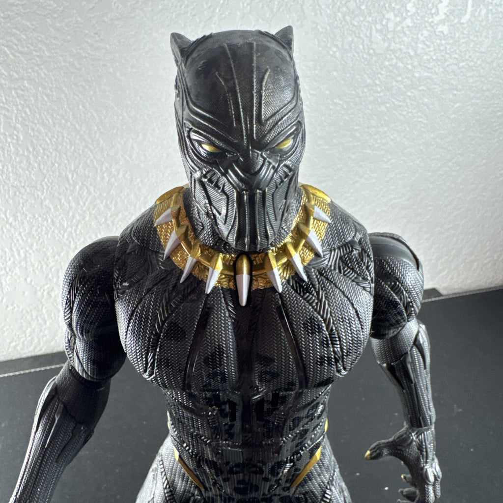 13-inch Marvel Black Panther Erik Killmonger electronic light and sound plastic action figure.