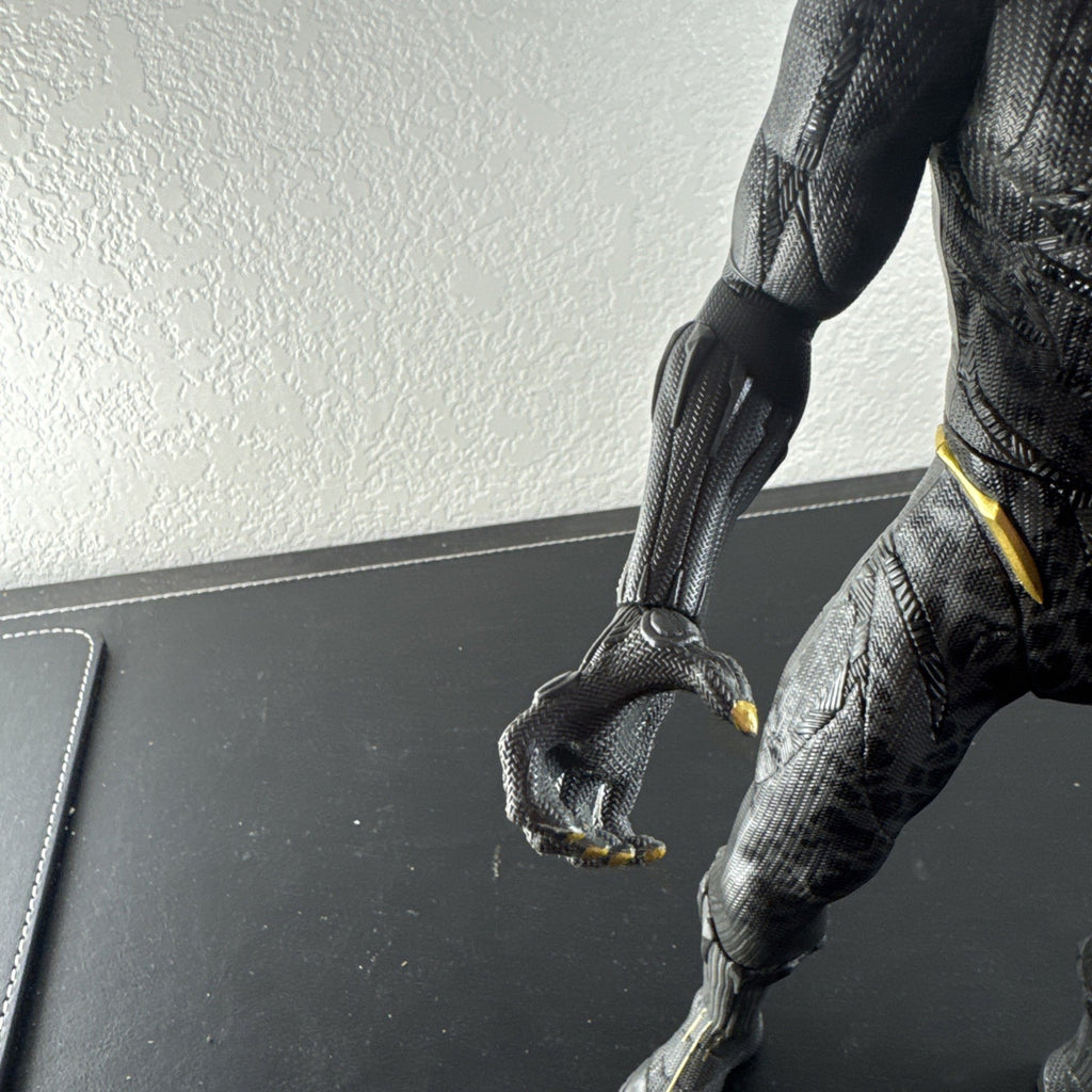 13-inch Marvel Black Panther Erik Killmonger electronic light and sound plastic action figure.