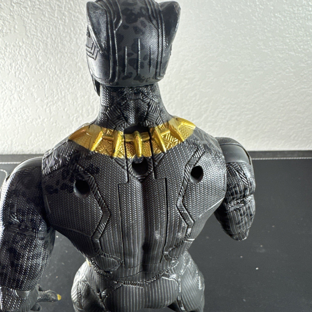 13-inch Marvel Black Panther Erik Killmonger electronic light and sound plastic action figure.