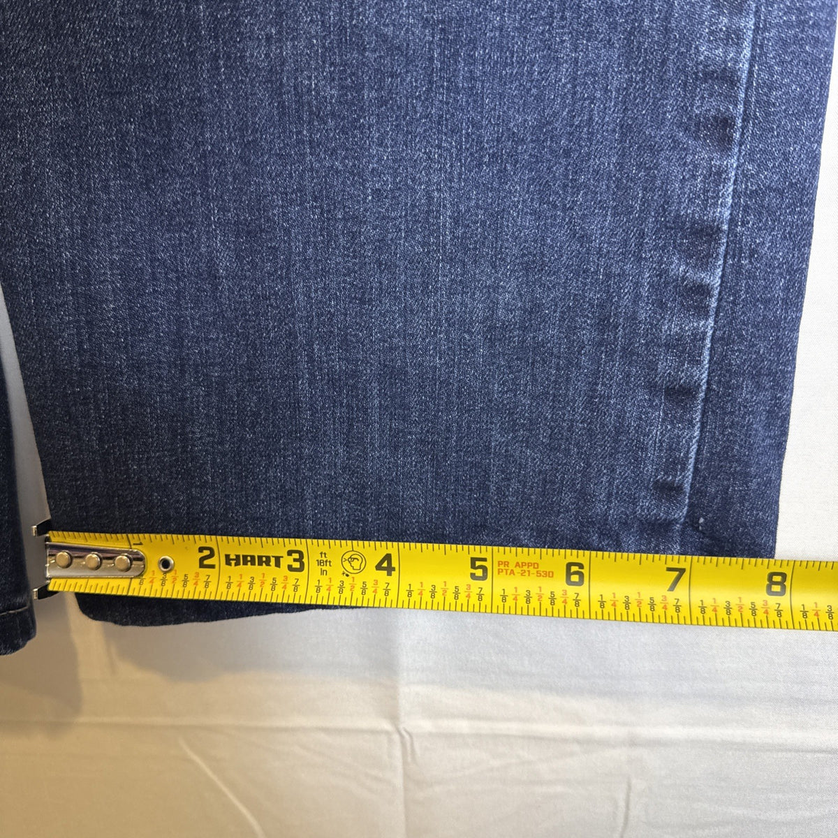 Lee women's blue denim mid-rise relaxed straight leg jeans size 12