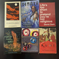 Set of 6 paperback books on spirituality, folklore, and poetry including The Essential Rumi and Yemaya.