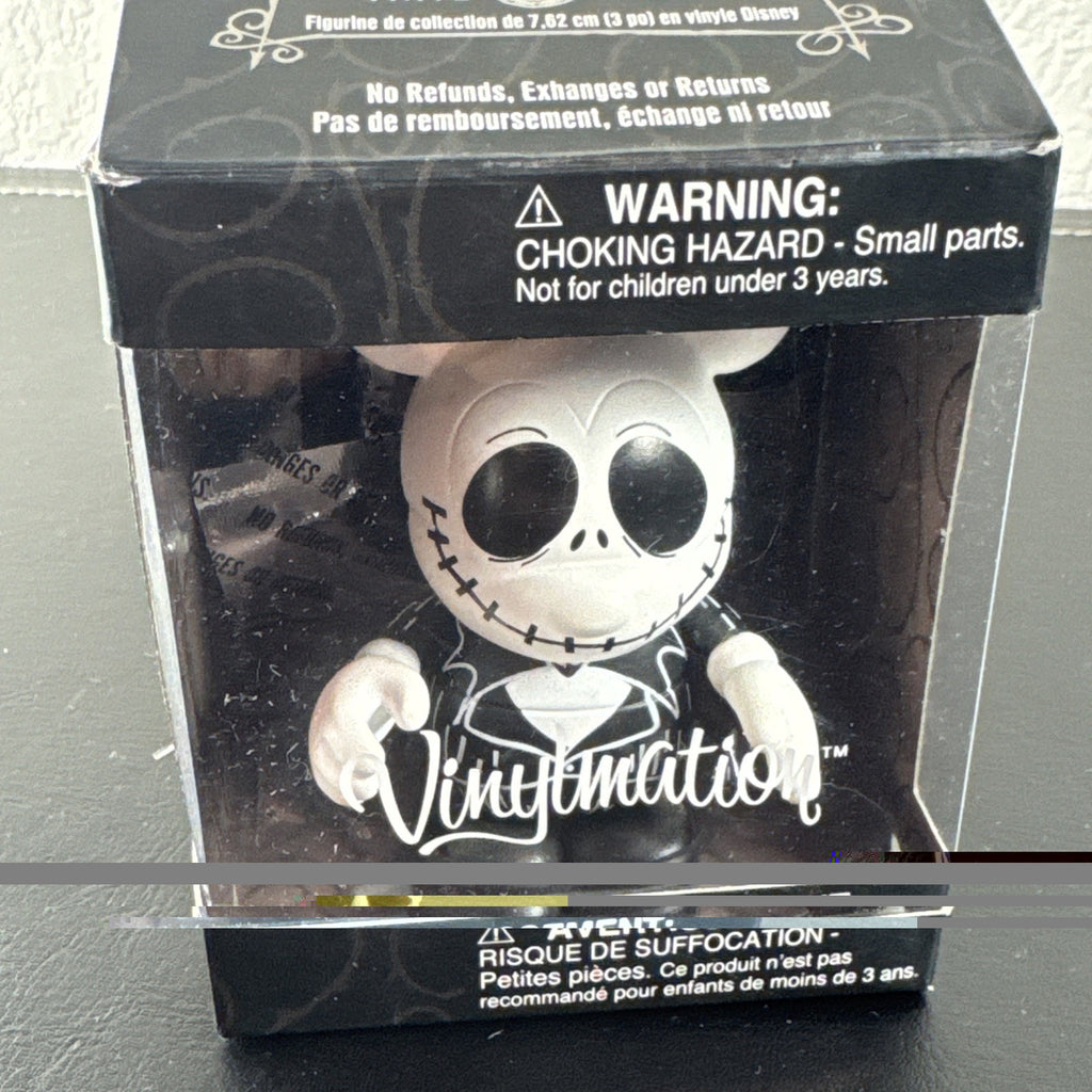 Disney Jack Skellington 3-inch Vinylmation molded vinyl figure with original packaging