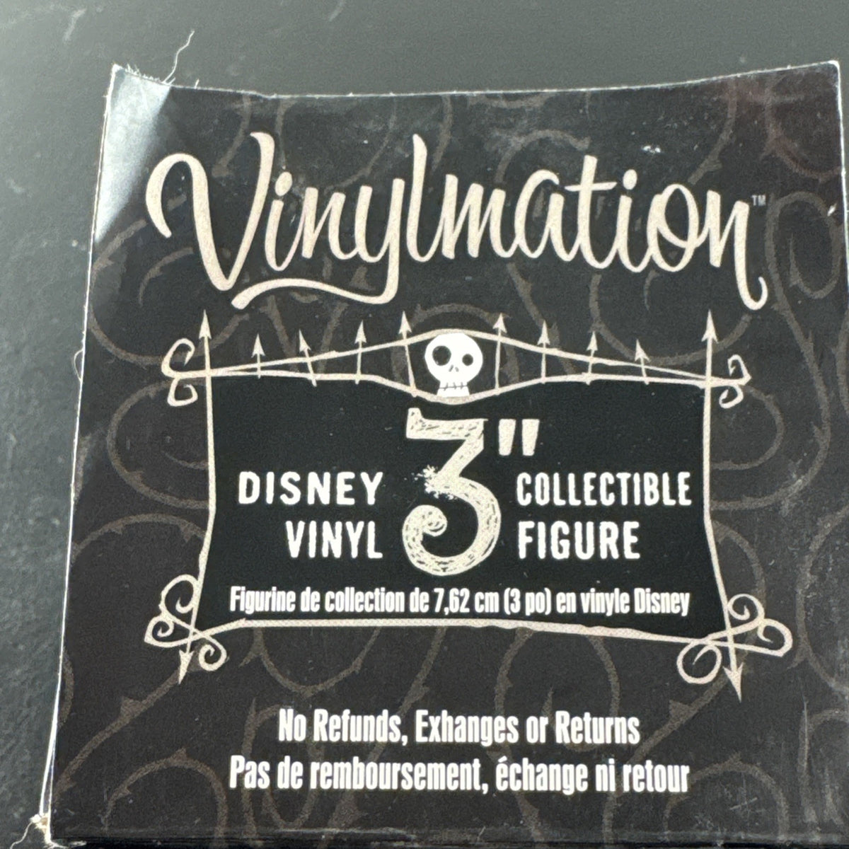Disney Jack Skellington 3-inch Vinylmation molded vinyl figure with original packaging