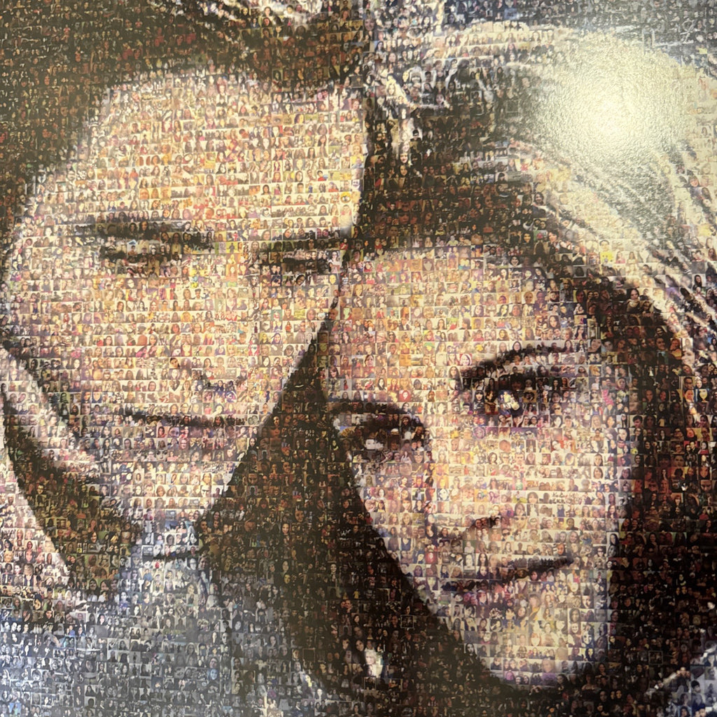 Official 2013 Twilight Forever Fan Mosaics wall poster featuring Edward Cullen and Bella Swan in 24x30 inch size.