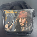 HYRYZ Disney Pirates of the Caribbean Jack Sparrow black vinyl crossbody messenger bag