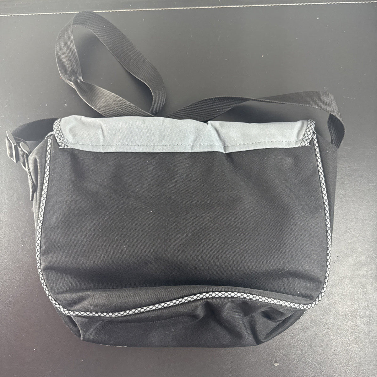 Black Disney Nightmare Before Christmas Jack Skellington messenger laptop bag in large size.