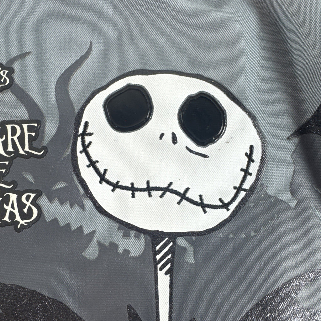 Black Disney Nightmare Before Christmas Jack Skellington messenger laptop bag in large size.