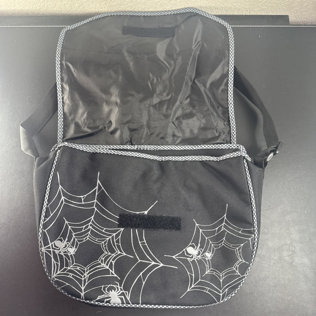 Black Disney Nightmare Before Christmas Jack Skellington messenger laptop bag in large size.