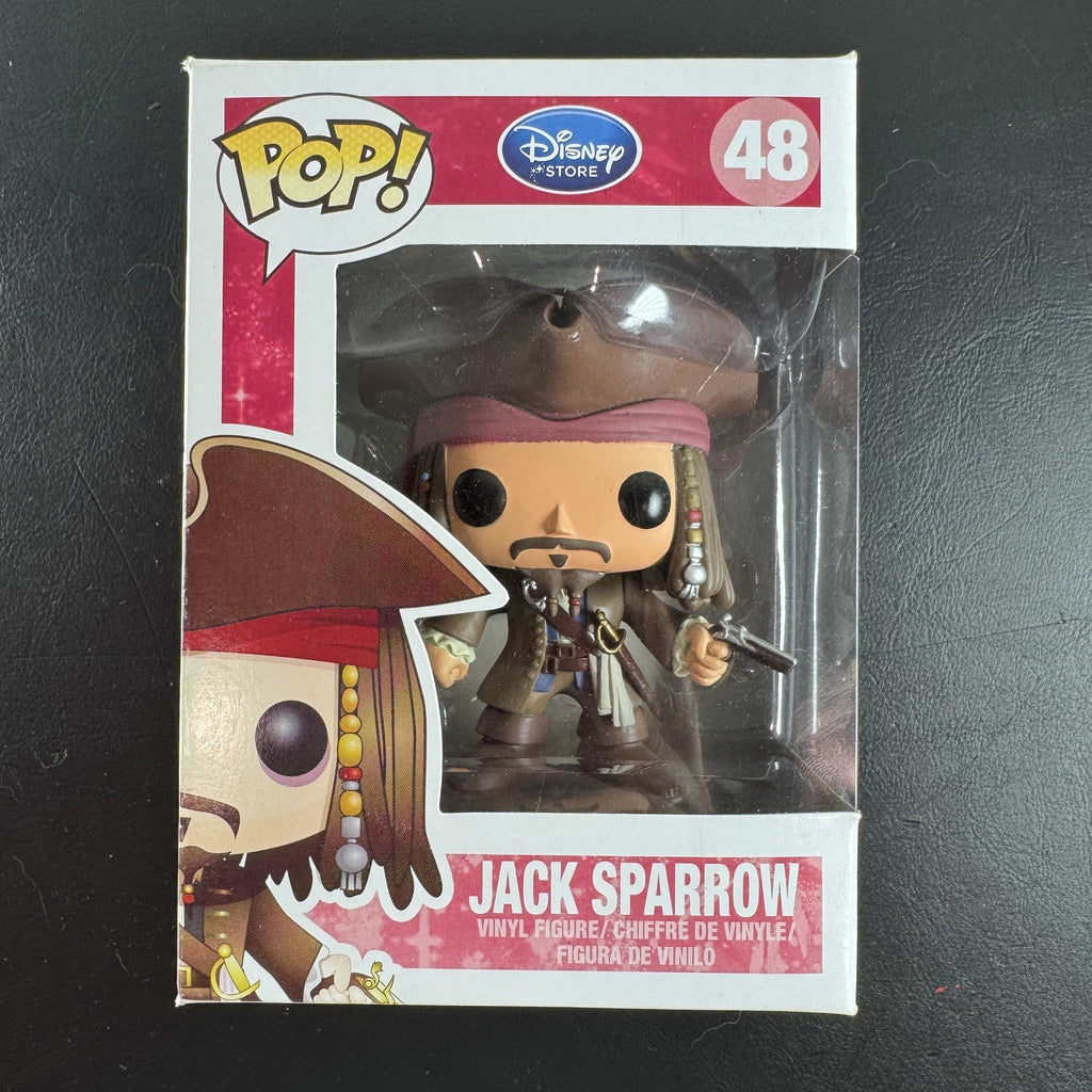 Funko Pop Disney Jack Sparrow 48 Disney Store Exclusive 2012 Vaulted Vinyl Figure in Original Box
