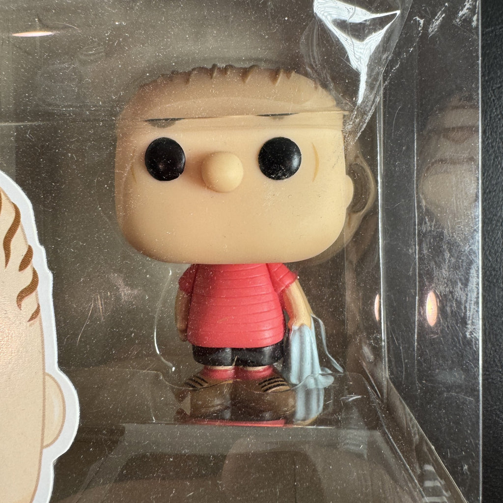 Funko Pop! Peanuts Linus Van Pelt #50 vaulted vinyl figure in original box showing light shelf wear.