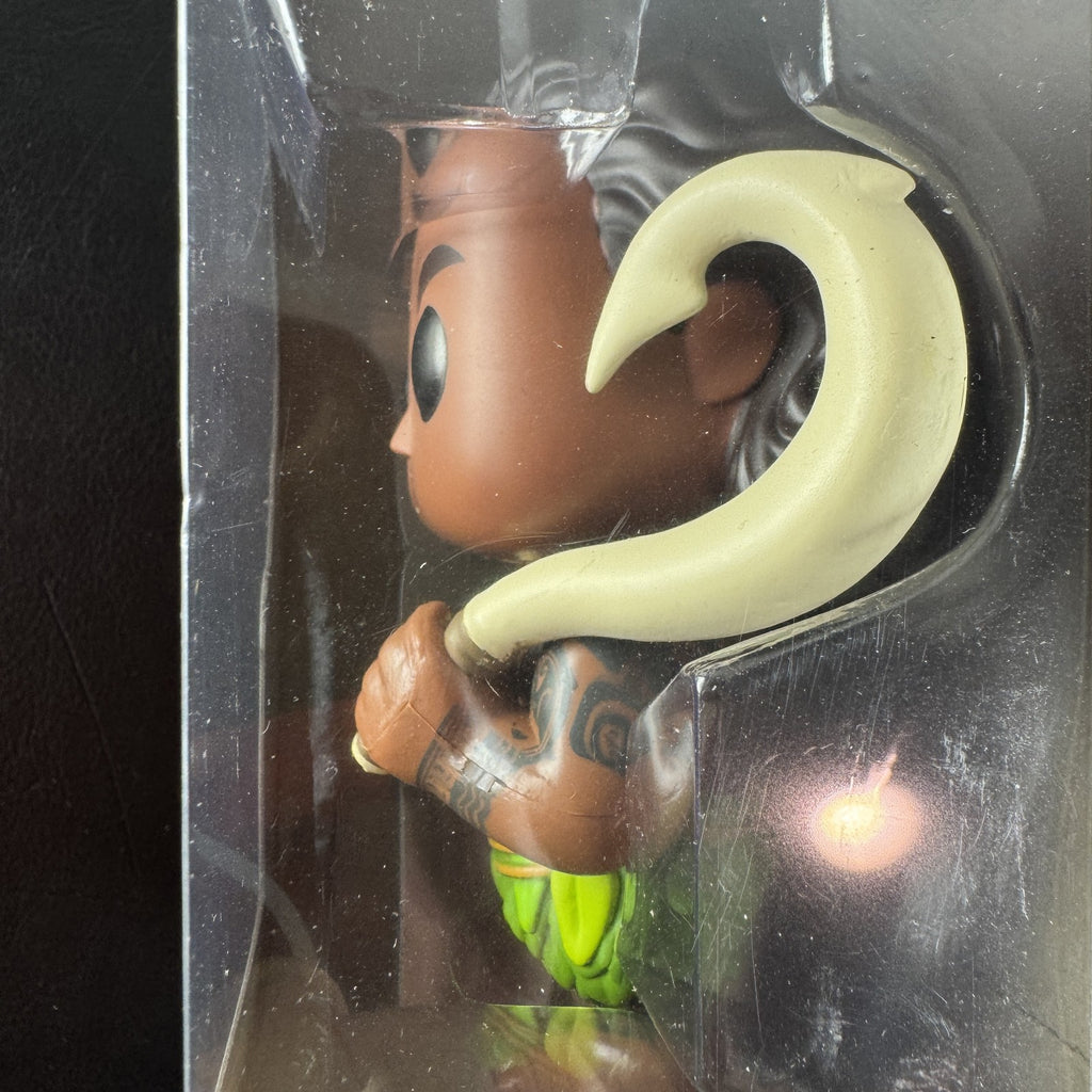 Funko Pop! Disney Moana Maui #214 vinyl figure in original window box packaging.