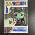 Vaulted Funko Pop! Disney Maleficent #09 vinyl figure in original Disney Store packaging.