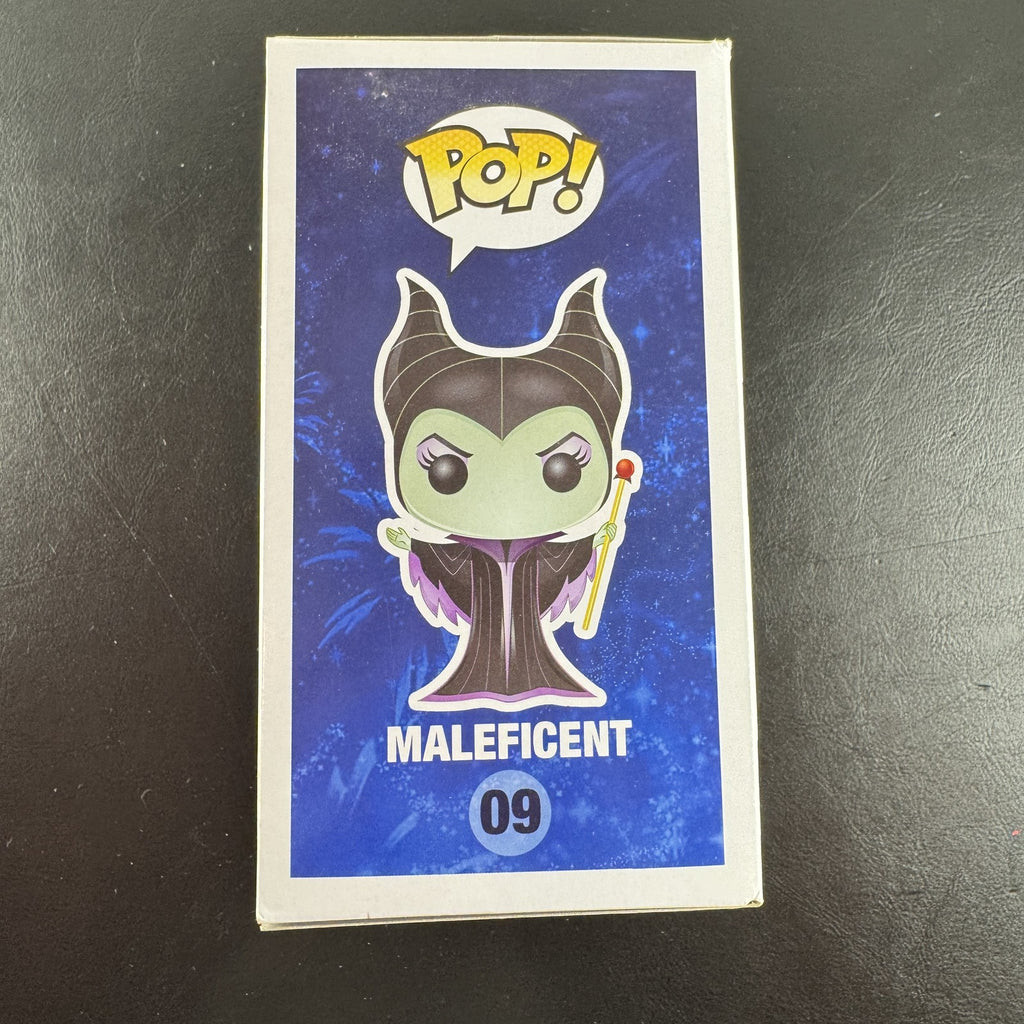 Vaulted Funko Pop! Disney Maleficent #09 vinyl figure in original Disney Store packaging.