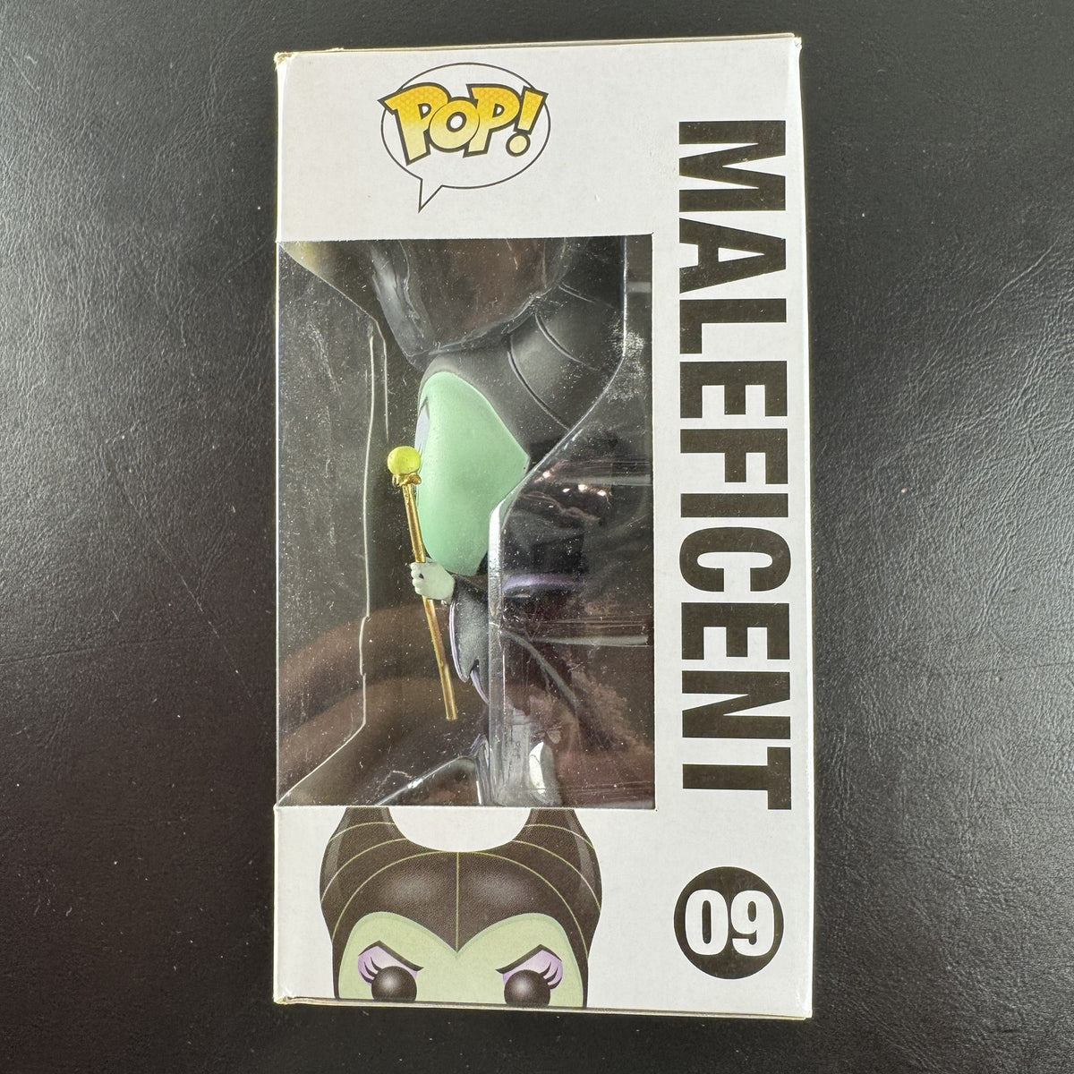 Vaulted Funko Pop! Disney Maleficent #09 vinyl figure in original Disney Store packaging.