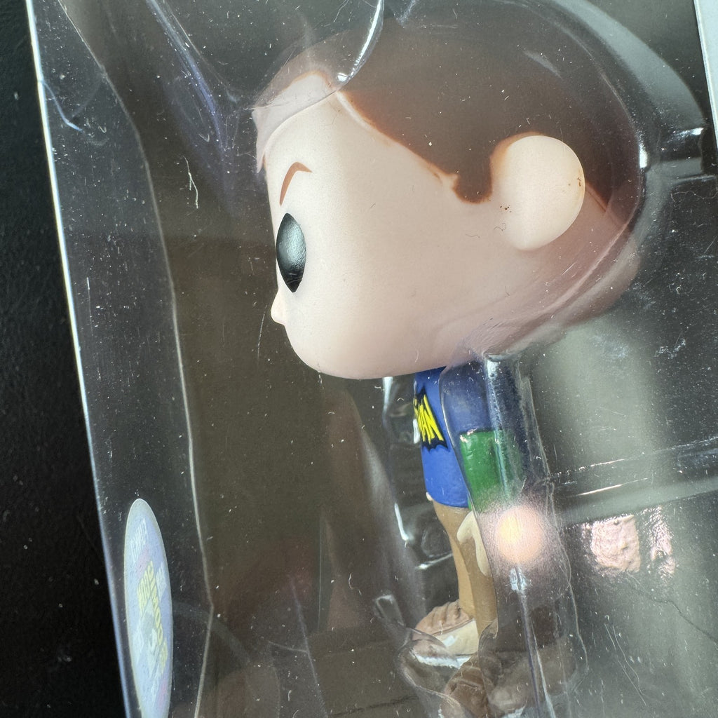 Funko Pop! Television Sheldon Cooper #11 in Batman t-shirt San Diego Comic Con 2012 limited edition figure in box.