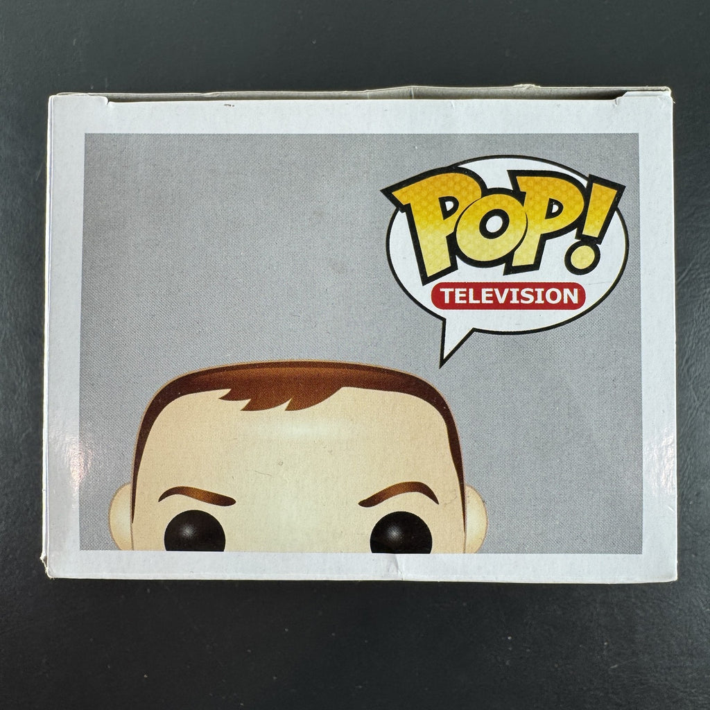 Funko Pop! Television Sheldon Cooper #11 in Batman t-shirt San Diego Comic Con 2012 limited edition figure in box.