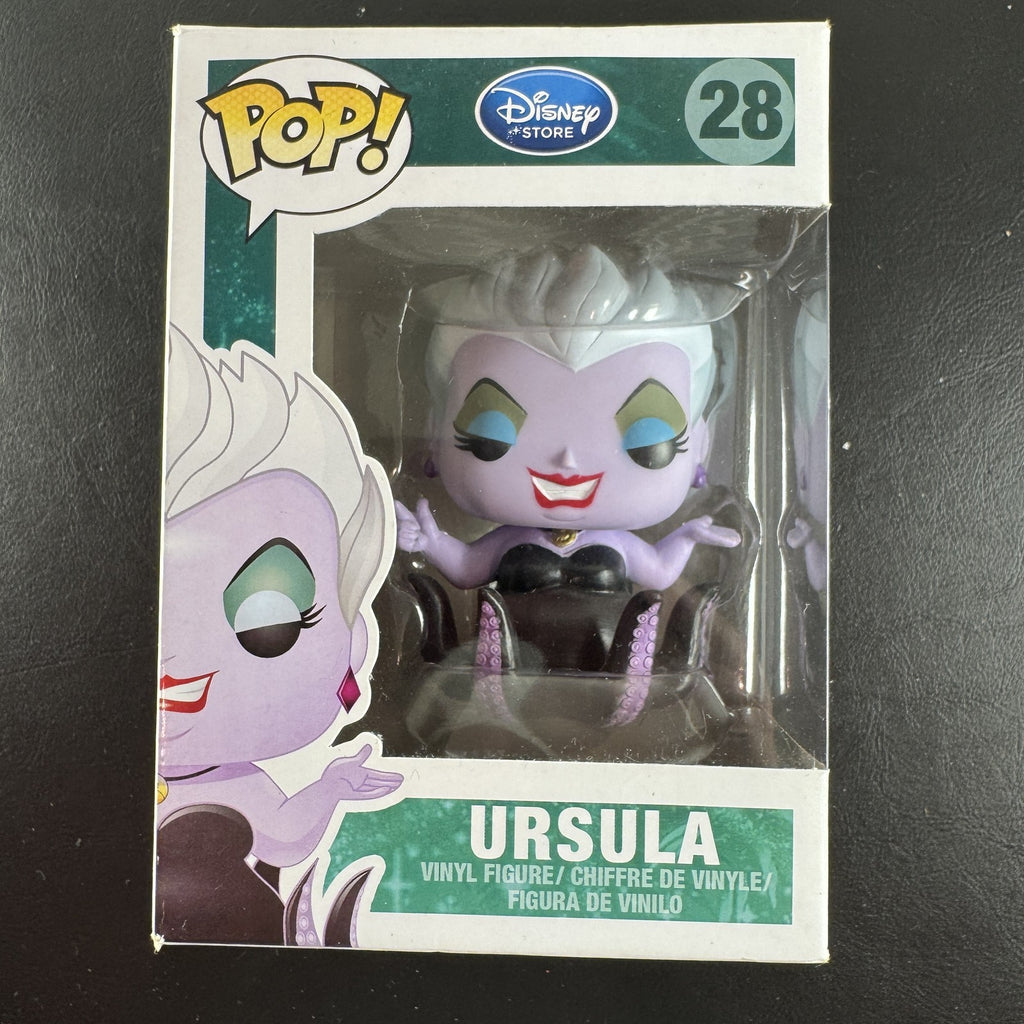 Funko Pop Disney Little Mermaid Ursula #28 vaulted vinyl figure in original Disney Store packaging