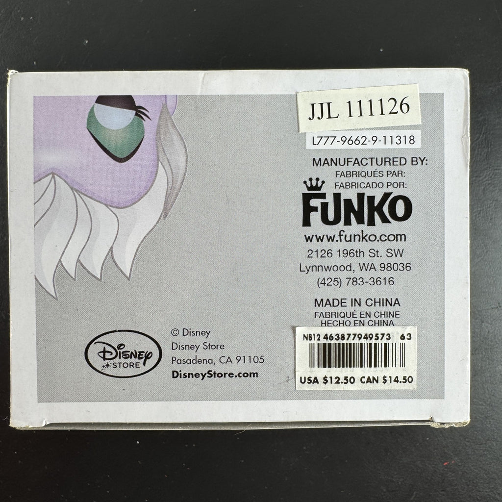 Funko Pop Disney Little Mermaid Ursula #28 vaulted vinyl figure in original Disney Store packaging