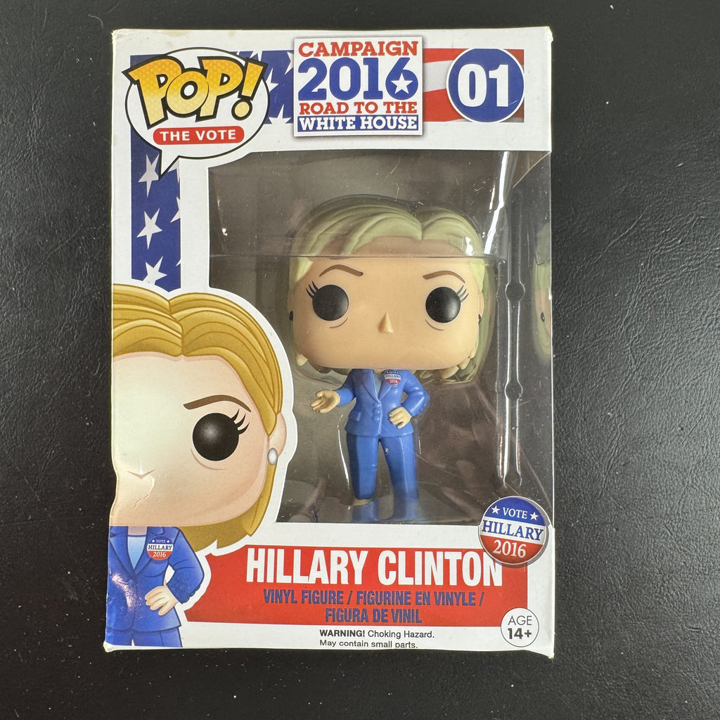 Funko Pop! The Vote Hillary Clinton #01 vinyl figure in unopened original box.