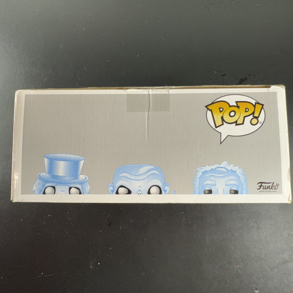 Funko Pop Disney Haunted Mansion Hitchhiking Ghosts 3-Pack Blue Chrome Target Exclusive in original box
