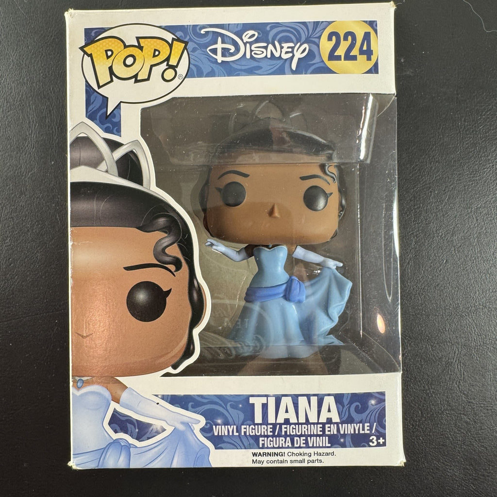 Funko Pop Disney Princess Tiana #224 vinyl figure in blue gown from The Princess and the Frog