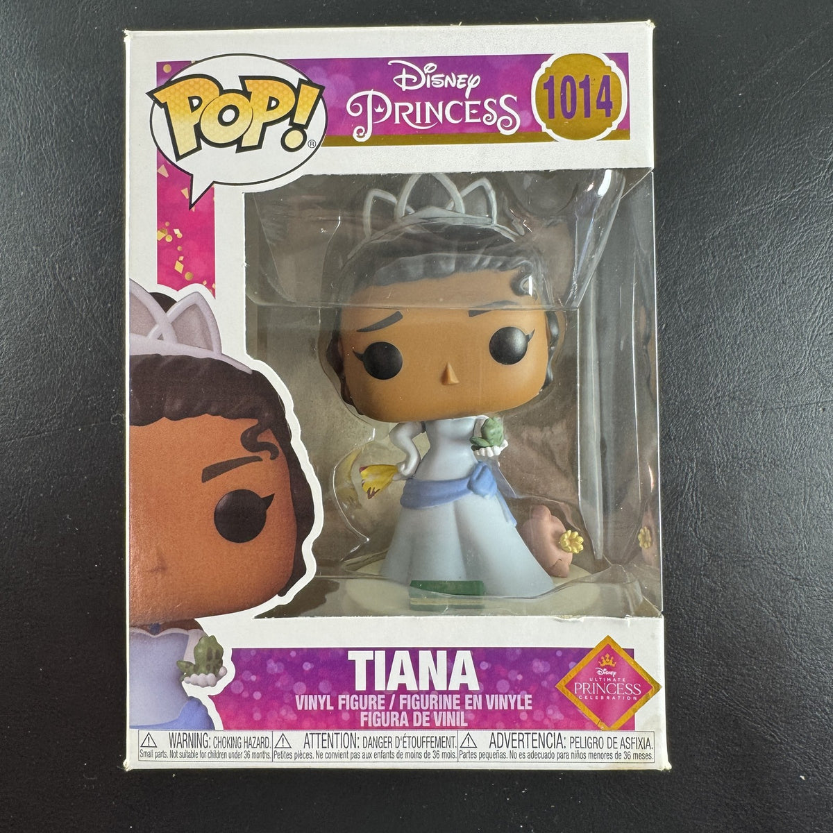 Funko Pop Disney Tiana #1014 vinyl figure in unopened box from the Ultimate Princess Celebration series.