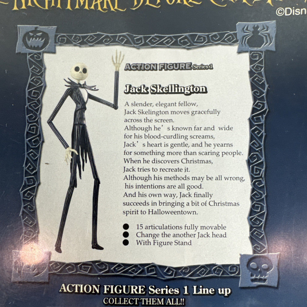 Jun Planning Disney The Nightmare Before Christmas Jack Skellington Series 1 Action Figure in new condition