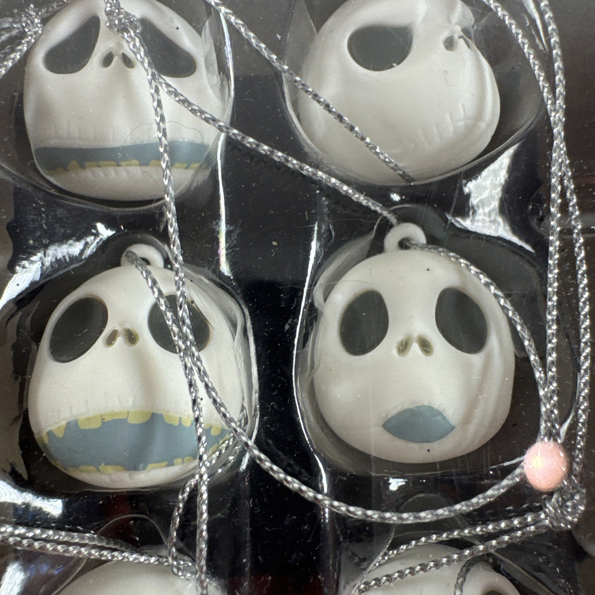 Hallmark Nightmare Before Christmas set of 6 brand new mini Jack Skellington face hanging ornaments.
