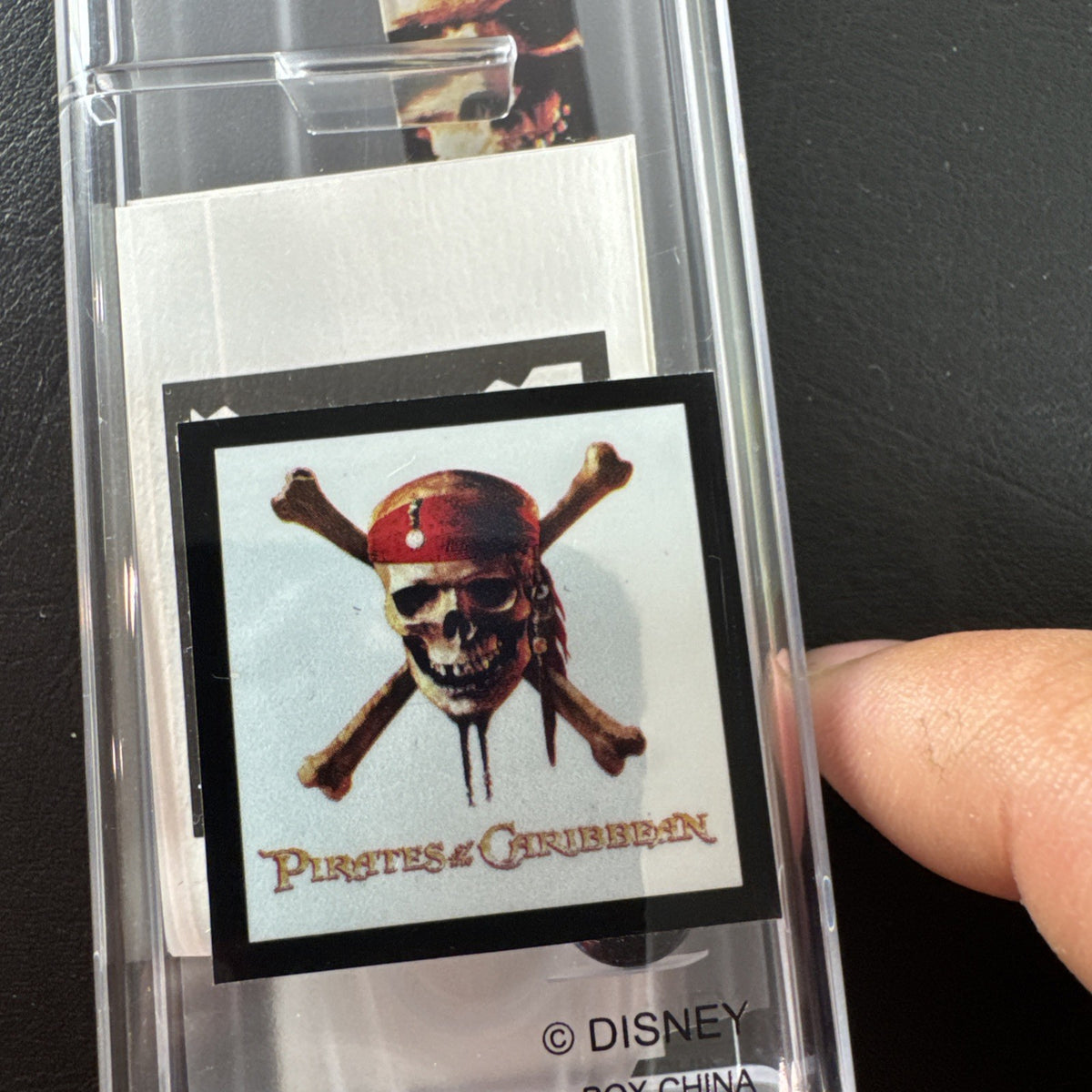 Disney Pirates of the Caribbean limited edition 34mm watch with stainless steel case, original box, and papers
