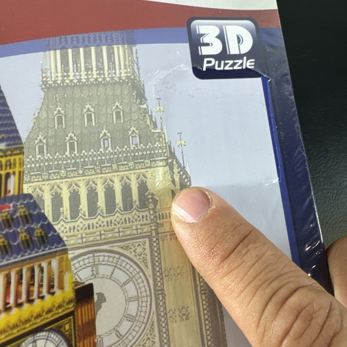 Sealed Buildream Big Ben 3D puzzle kit with LED lighting model BD-L101