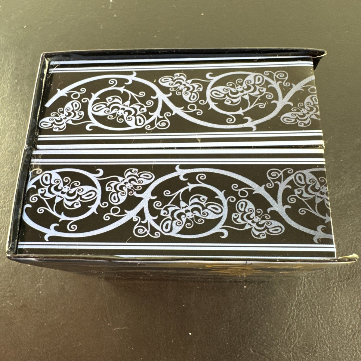 2005 M.Z. Berger Tim Burton Corpse Bride Victor watch on black riveted leather cuff band with original display box