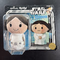 Hallmark itty bittys Star Wars Princess Leia Organa plush fabric figurine in white, brown, and black.