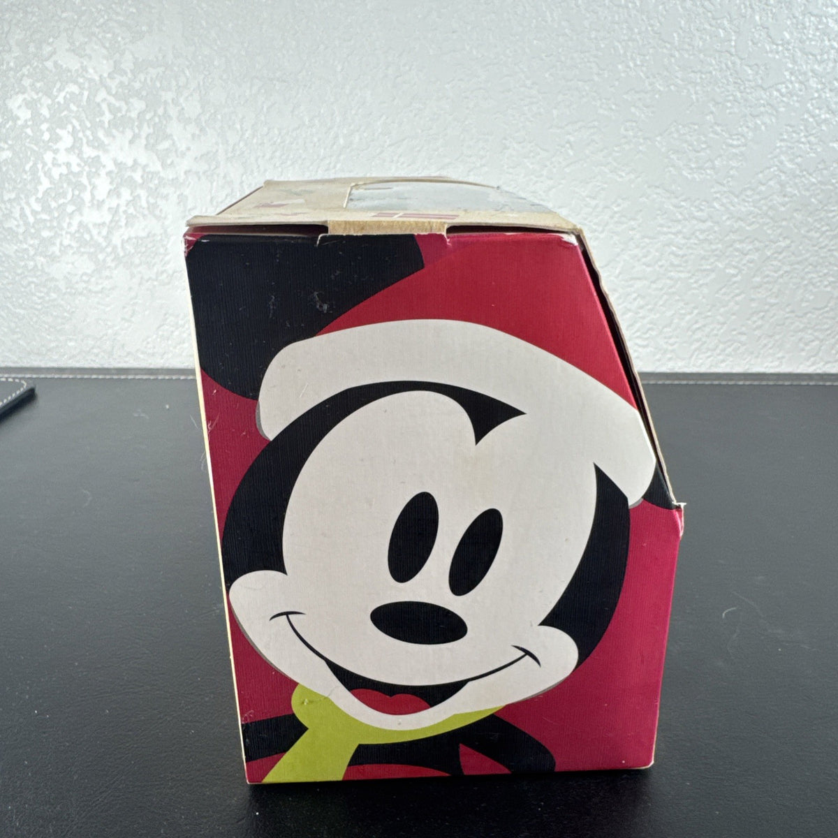 Disney 2016 Sketchbook glass drop Christmas ornament featuring Mickey and Minnie Mouse in new condition