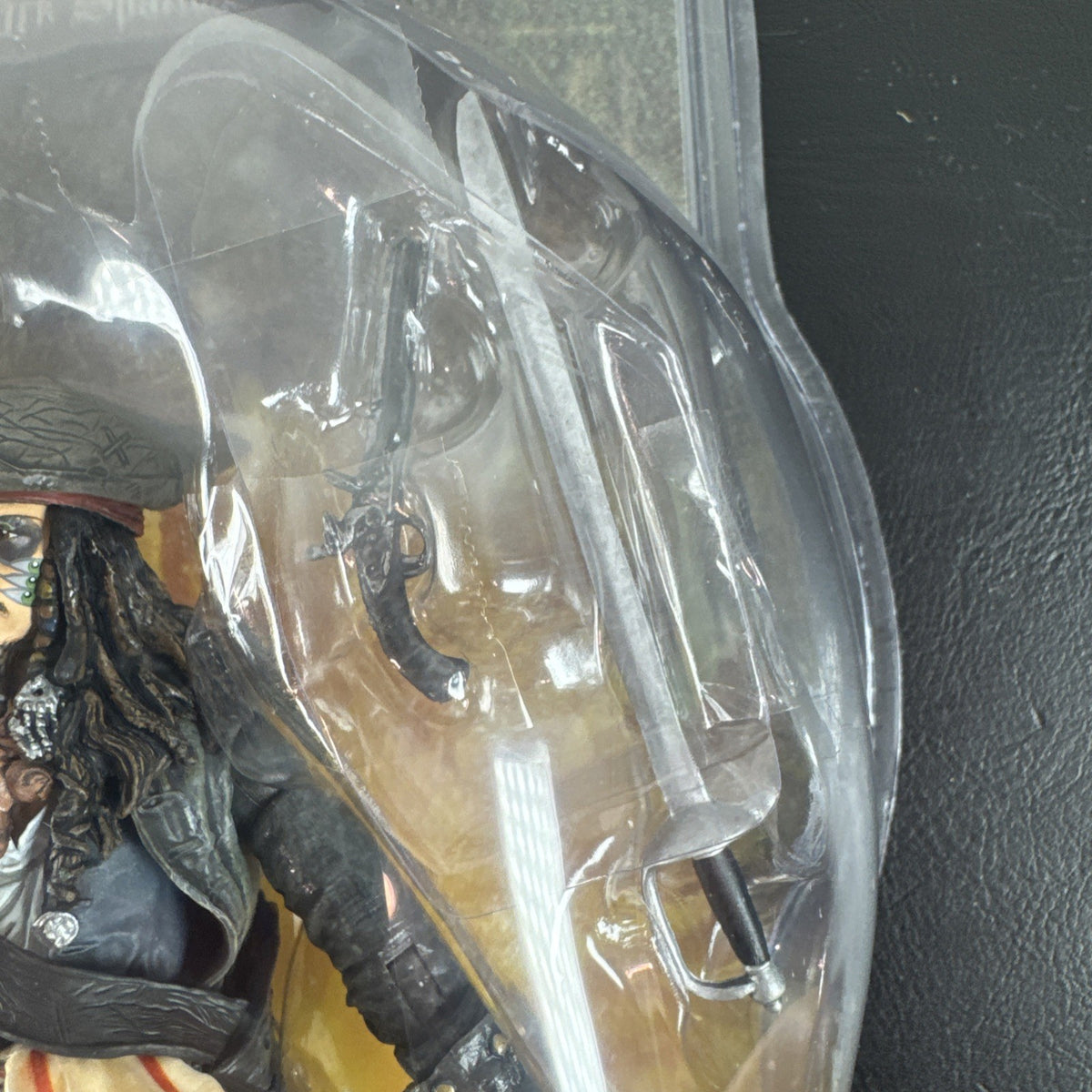 New 2006 Disney Pirates of the Caribbean Dead Man's Chest 7-inch Captain Jack Sparrow action figure with accessories.