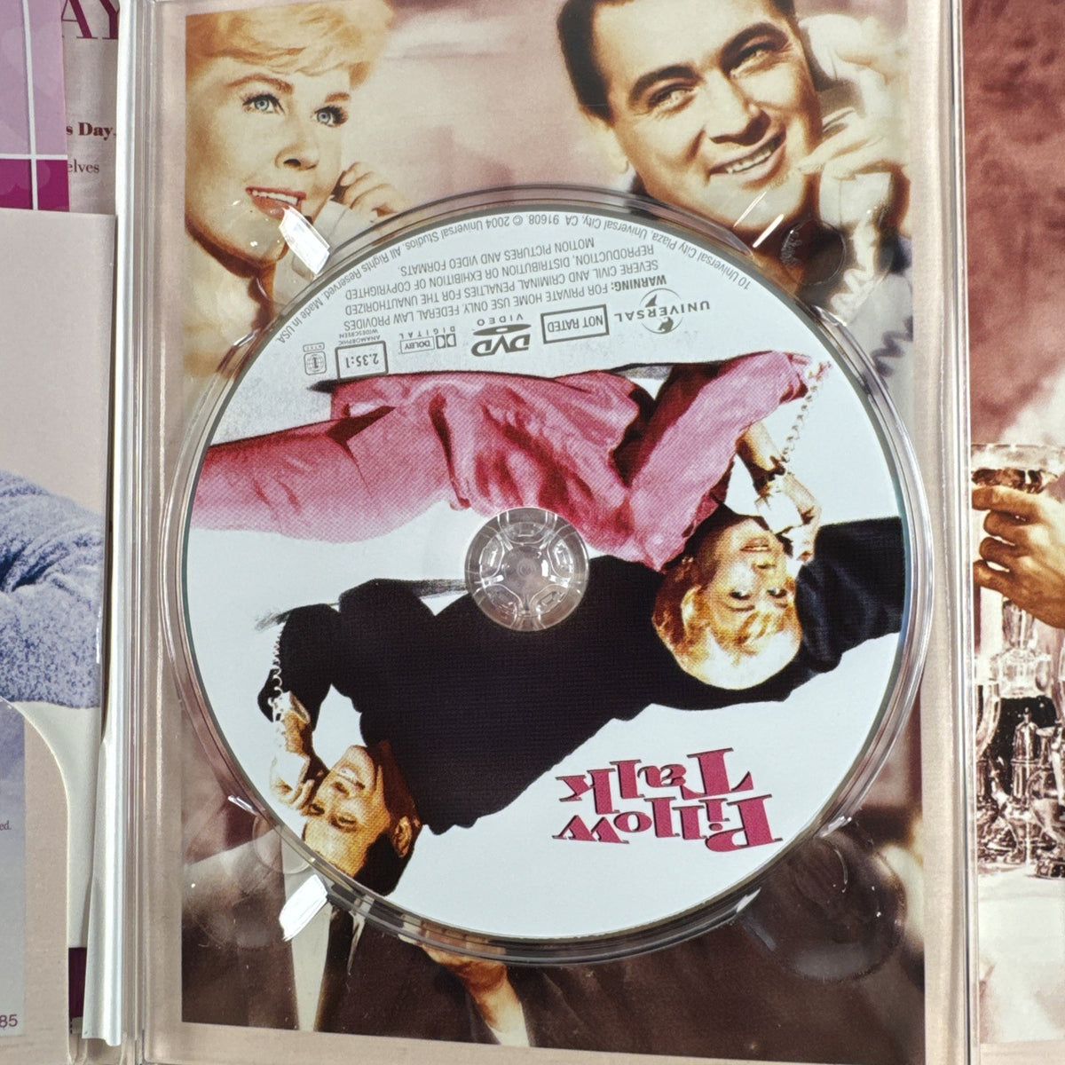 Rock Hudson and Doris Day Romance Collection pink box DVD set in like-new condition