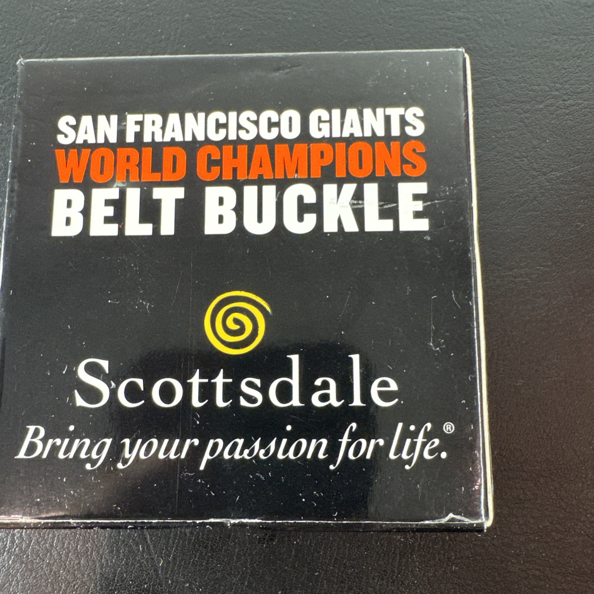 San Francisco Giants 2014 World Champions MLB belt buckle in new condition