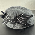 Brand new Disney Parks gray Jack Skellington hat with rhinestone bat design and original tags