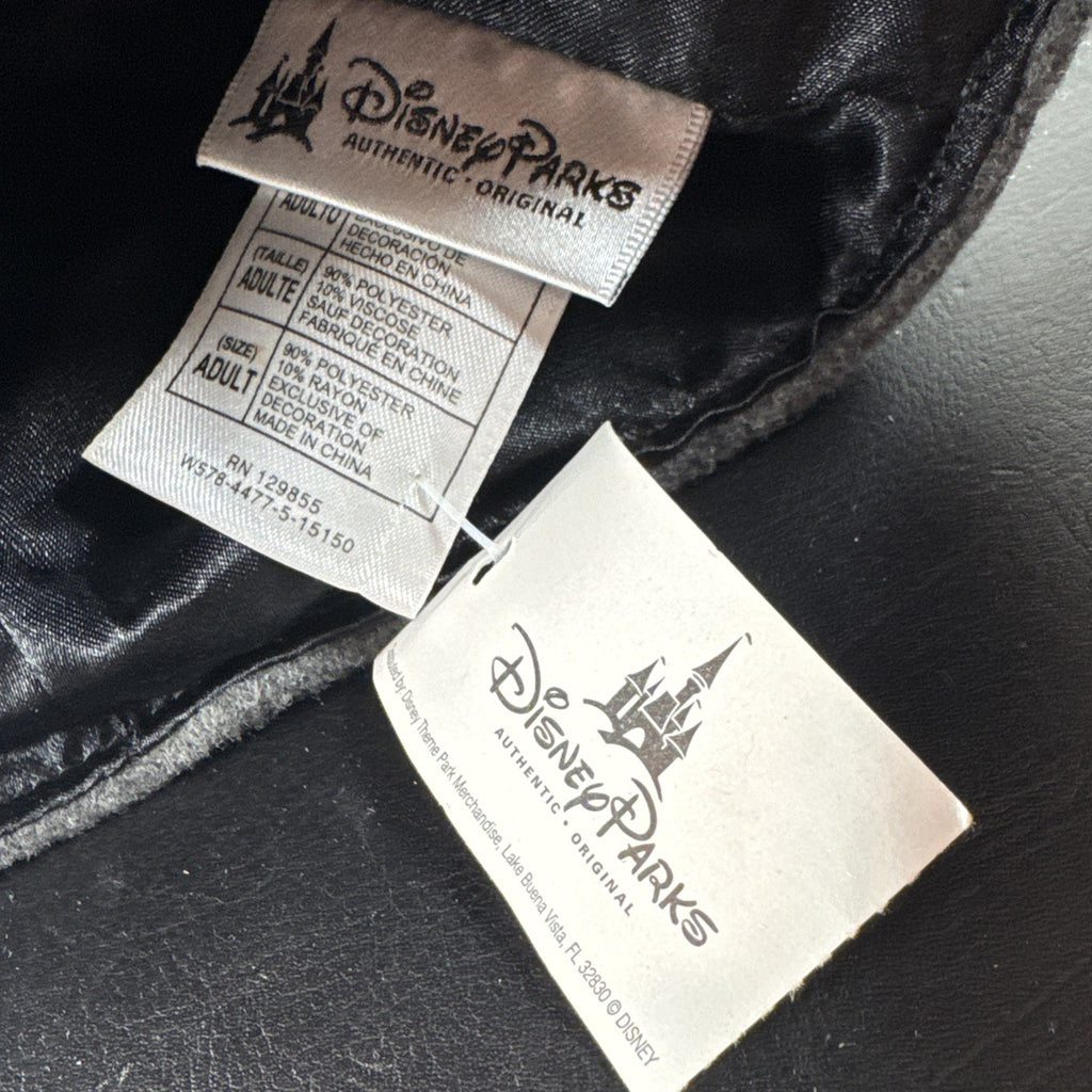 Brand new Disney Parks gray Jack Skellington hat with rhinestone bat design and original tags