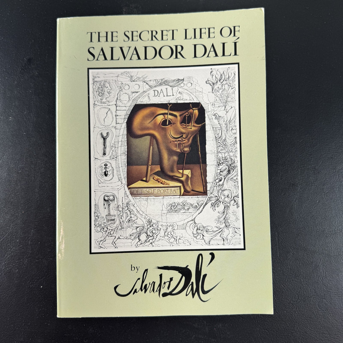 Front cover of The Secret Life of Salvador Dalí unabridged paperback book published by Dover Publications