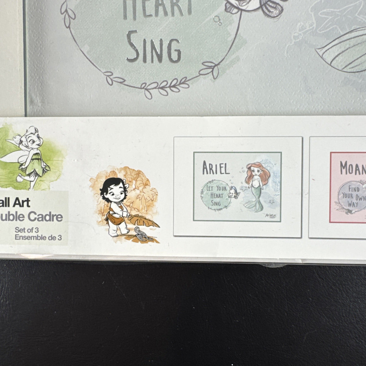 Disney Animator's Collection unframed art print featuring Ariel from The Little Mermaid with Let Your Heart Sing text