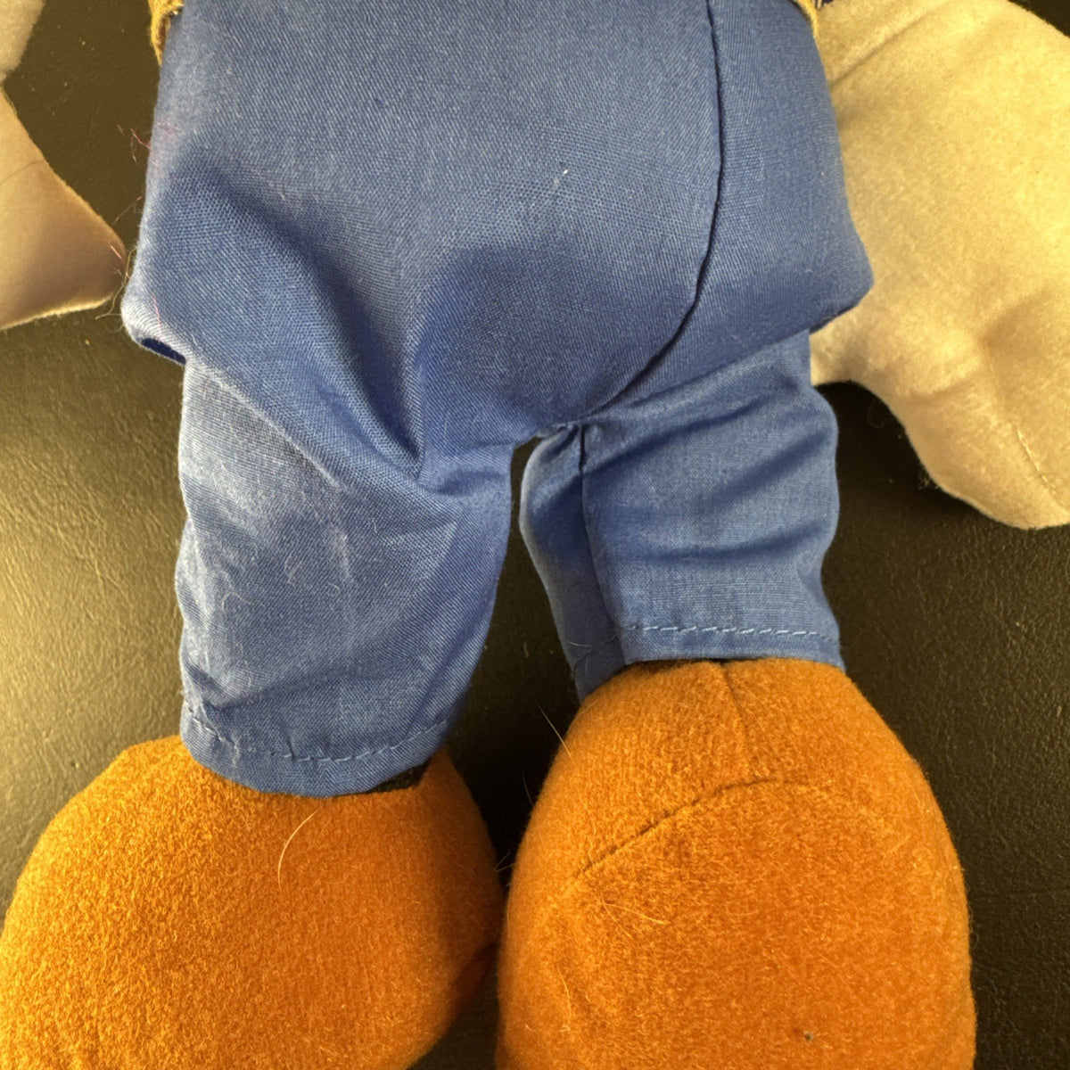 New Disney 15-inch Mickey Mouse fisherman plush doll standing in full outfit.