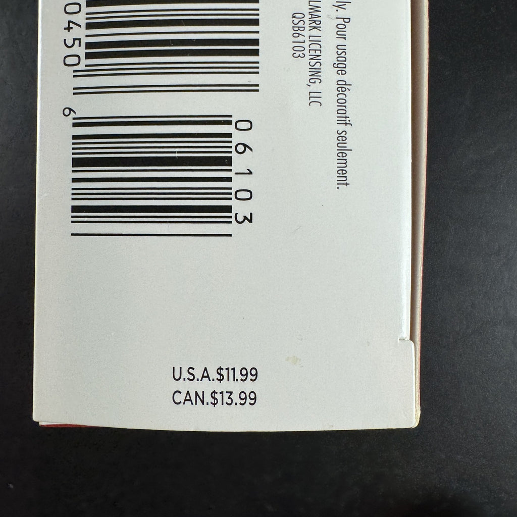 Hallmark Keepsake Power Cord adapter brand new in its original red packaging box for interactive Christmas ornaments.