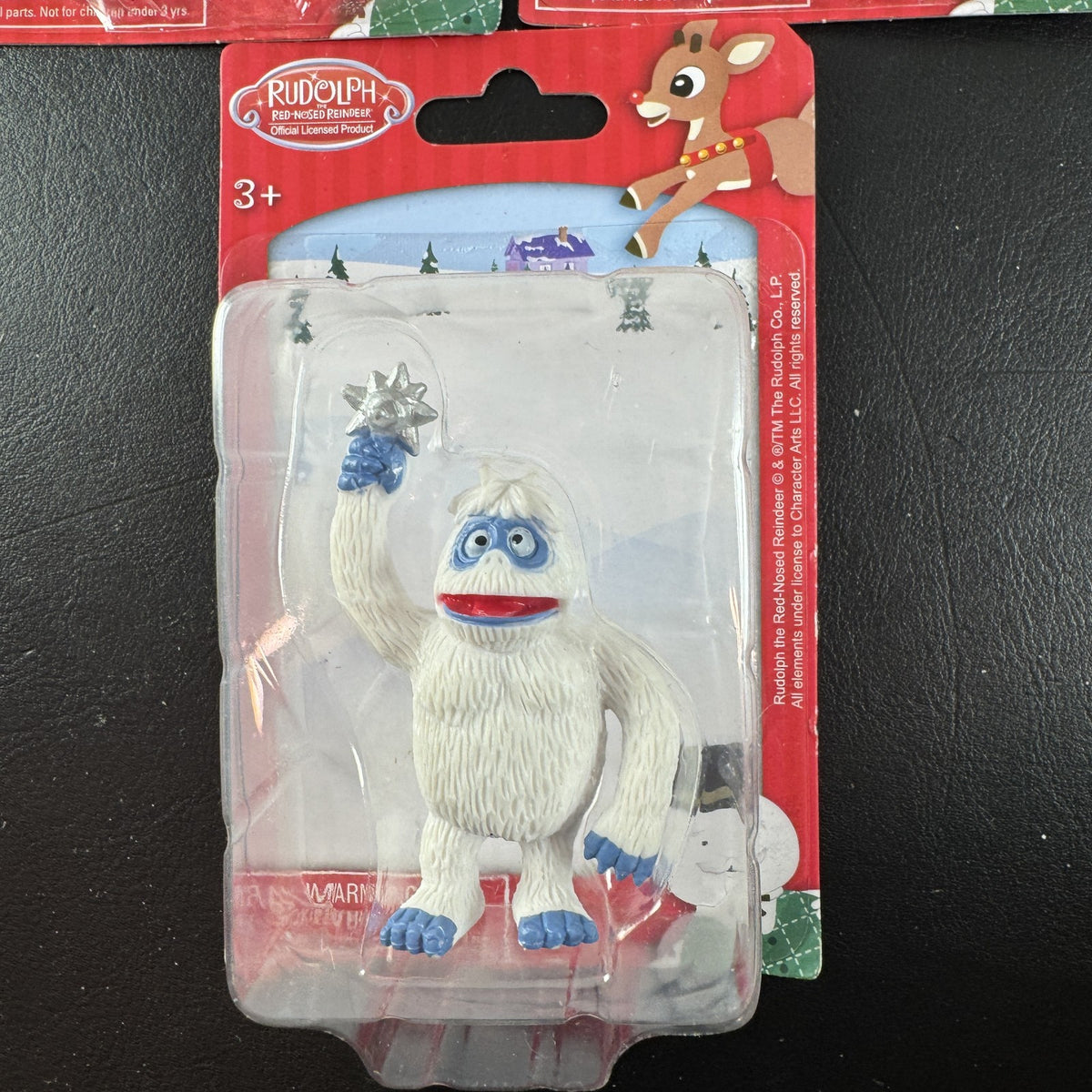 Sealed Rudolph the Red-Nosed Reindeer mini figures set of 3 including Hermey, Clarice, and Bumble.