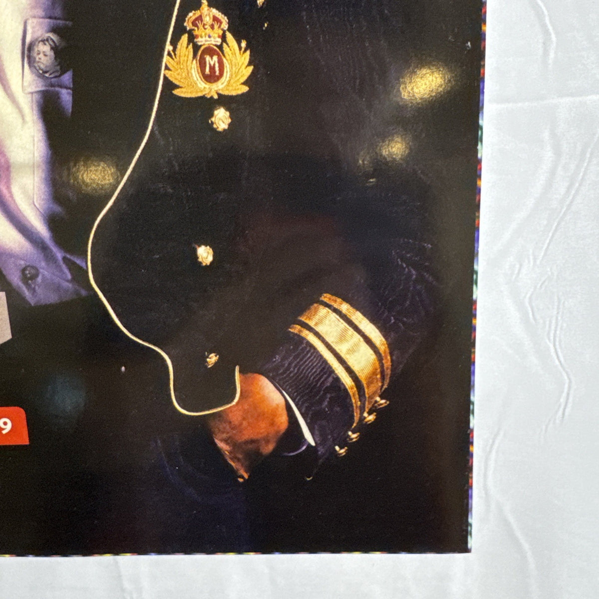 Michael Jackson 2009 memorial tribute promo poster featuring portrait in military jacket and white dove graphic.